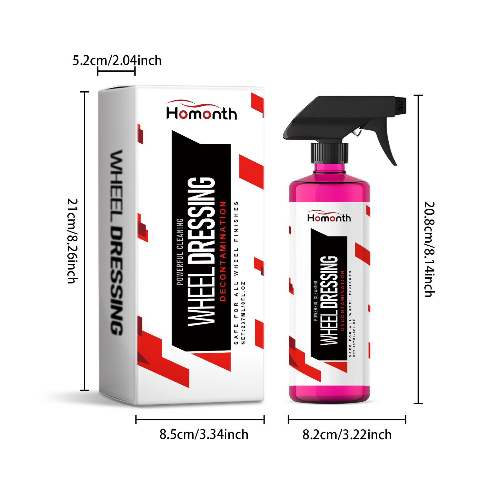 

Car Wheel Cleaner Spray Auto Alloy Rim Tire Stain Remover Rust Removal Wheel Polishing Refurbish Agent Car Detaling Care