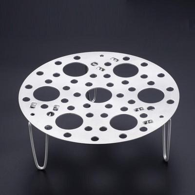 Zhi Shi Multi-functional Foldable Stainless Steel Egg Steaming Rack (4-Pack)
