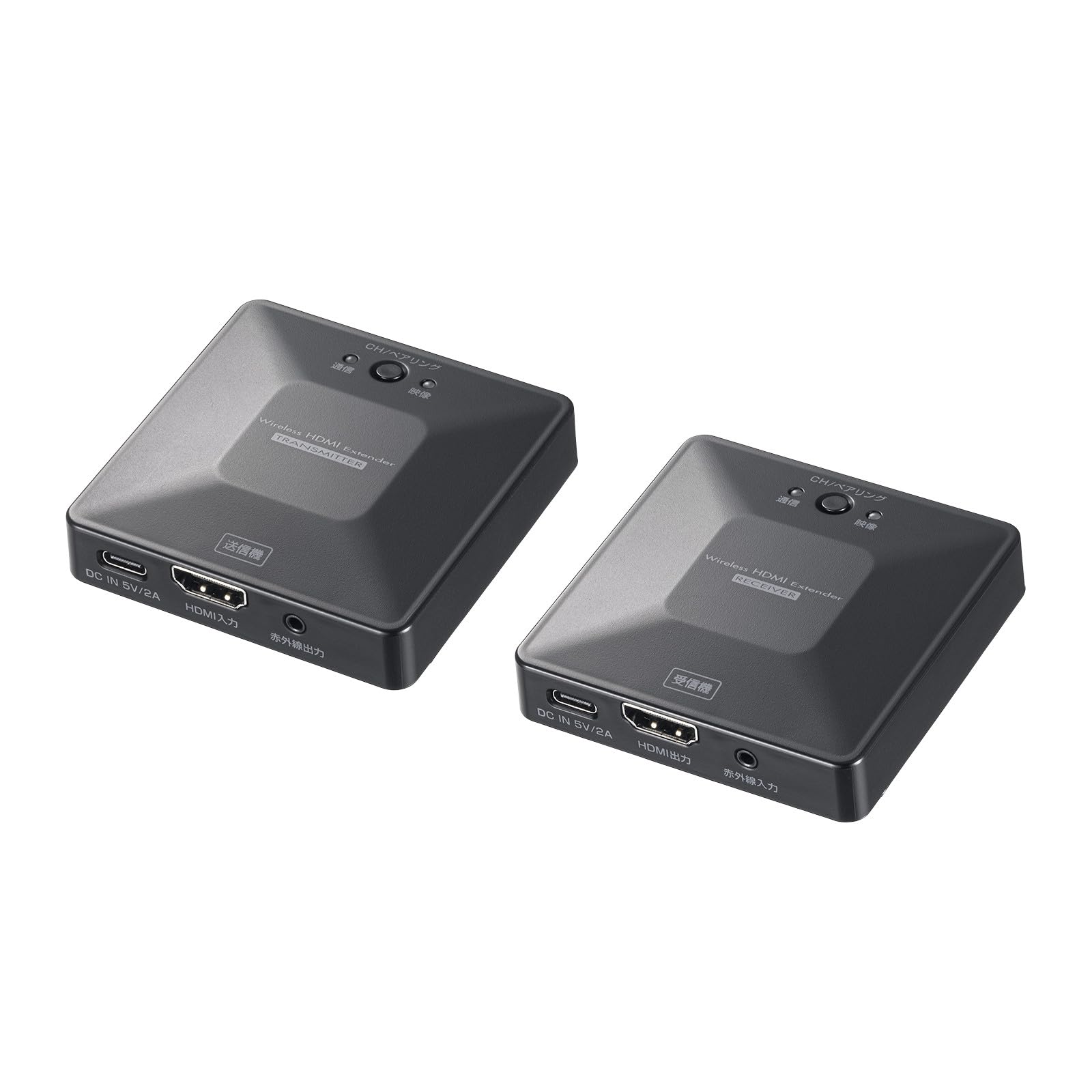 

Бездротовий HDMI подовжувач Sanwa Supply до 60 м (Верхнє Розширення/Набір Модель) VGA-EXWHD13 чорний