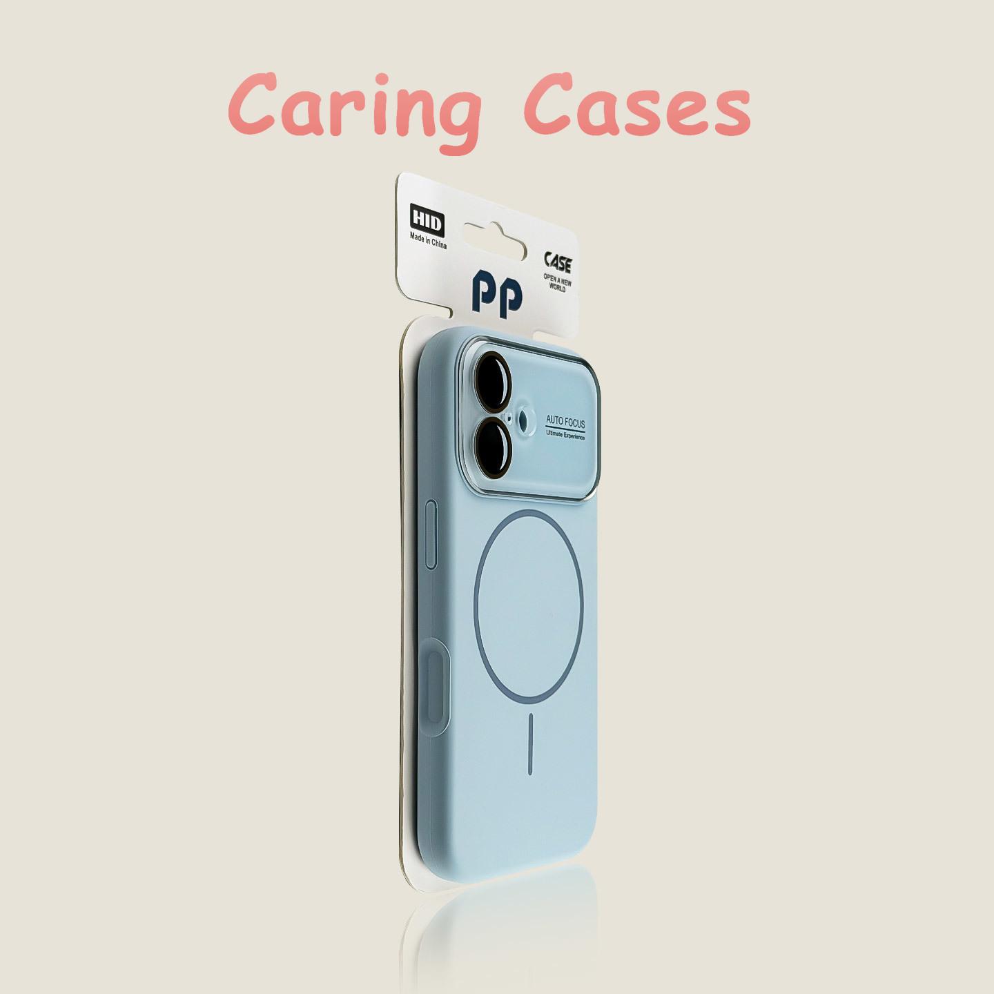 

For iPhone 17 Pro Max Case Brown Liquid Silicone MagSafe Lens Window Shockproof Full Cover with iPhone 16 15 14 iPhone17 світло-синій колір