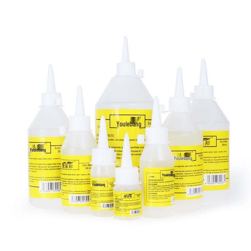 Kids' DIY Alcohol Glue 30ml: Craft with Non-woven Fabric, Hemp Rope, Buttons & Transparent Adhesive