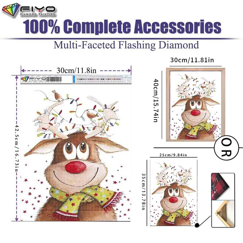 DIY Full Round Diamond Painting Cross Stitch 3D Art Style Home Scene Animal Decorative Diamond Painting 5d Diamond Art Painting
