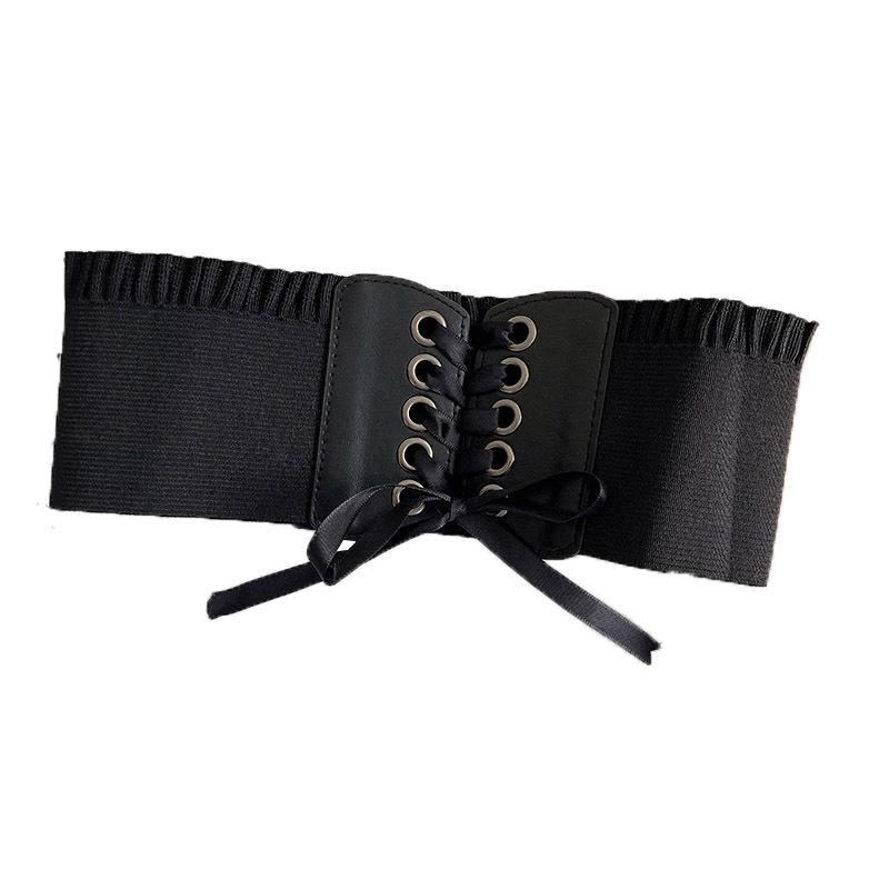 Women's Fashion Lace-up Elastic Waist Belt - Versatile & Slimming 