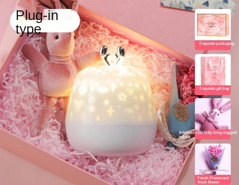 Creative Fantasy Star Light Projector Led Small Night Light 520 Children Gifts Gifts Atmosphere Lamp Do Birthday