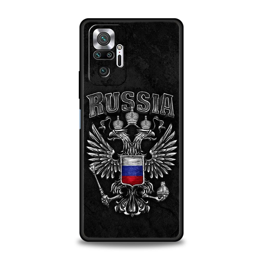 

Russia Russian Flags Phone Case Cover for Redmi 13C 10C Note 13 12 10 11 Pro Plus 7 8T K40 K50 Gaming Pro Plus 5G Soft Shell Bag Note 13 Pro Plus