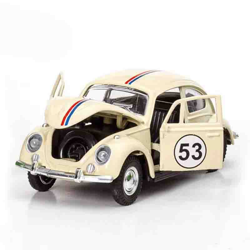 1: 32 Drei-Türer Graffiti Legierung Oldtimer Modell Puzzle Spielzeug Geburtstagsgeschenk Modell Ornament black