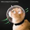 Beißschutz Atmungsaktiver Katzenmaulkorb Transparente Katzenkopfbedeckung Leichte Katzenraumhaube Haustierpflege