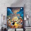 Disney Diamond Painting Donald Duck Fantasy Adventure Illustration Mosaic Embroidery Image Creation Diamond Painting, CrossstitchHomeDecoration 5D DIY