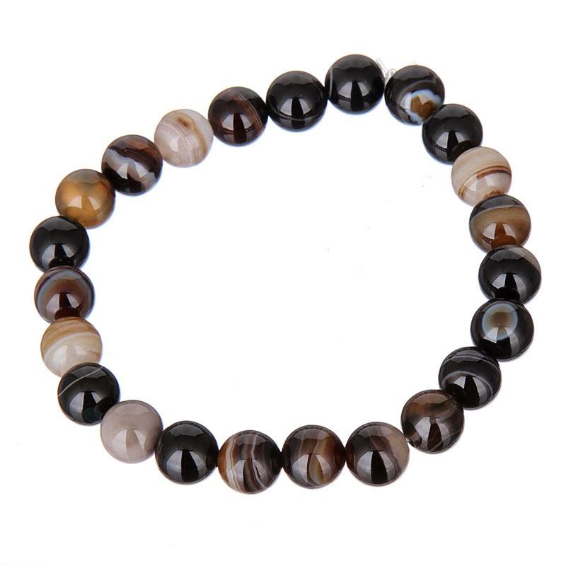 Versatile 6mm Natural Gemstone Round Beads Stretchy Bracelets For Every Occasion
