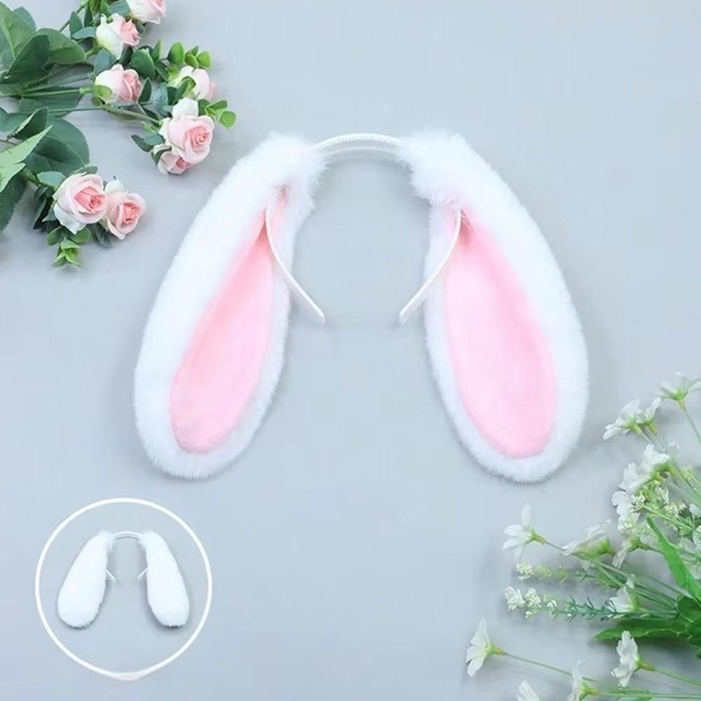 Fur Easter Rabbit Hair Hoop Soft Hair Accessories Elegant Plush Headwear  Events