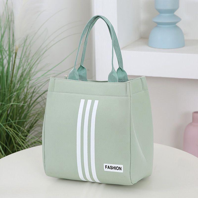 Versatile Large Capacity Travel Handbag Portable Commuter Office Worker Lunch Storage Tote Bag