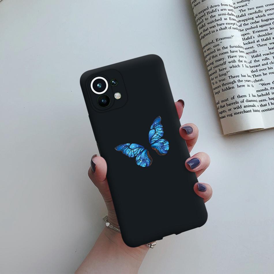 For Xiaomi Mi 11 Lite 5G NE 11i 11T Pro Case Cute Cat Love Heart Bumper Cover For Xiaomi Mi 11 11i Mi11 Lite 11t Pro 5G NE Case