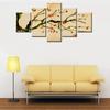 5Pcs Blooming plum Creative Classical Chinese Style Ink 5 Pieces Wall Art Poster Home Decor 5 Panel Abstract Pictures HD Print