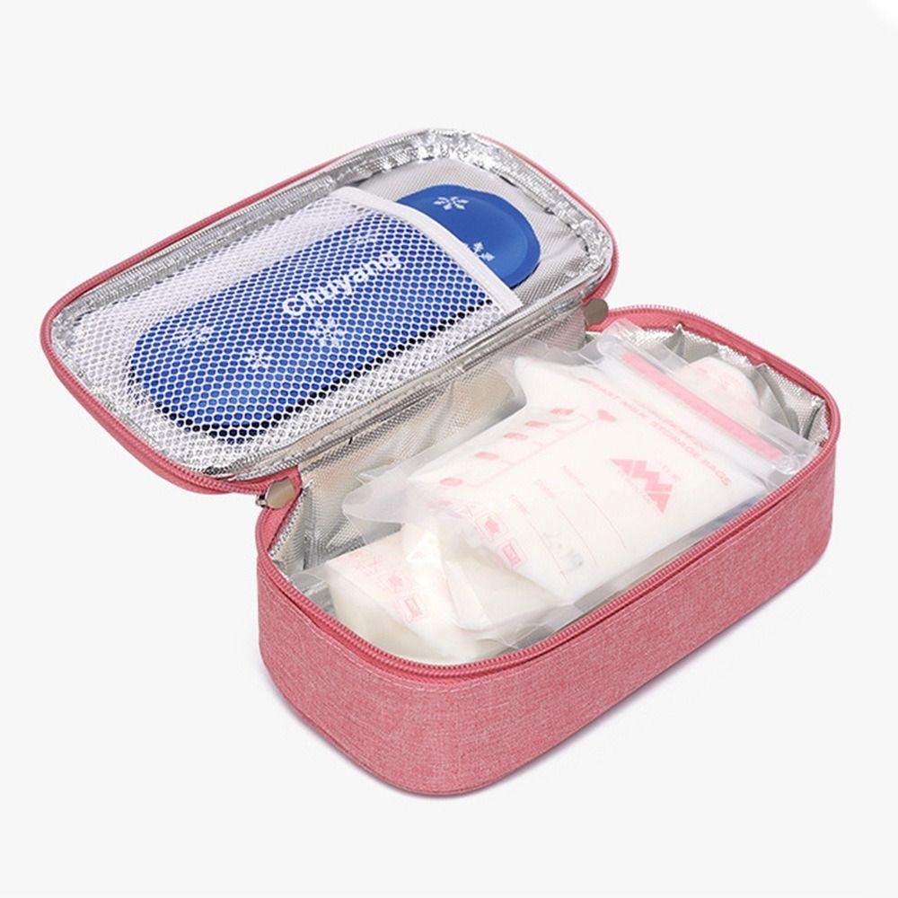 Portable Insulin Cooling Bag Waterproof Drug Freezer Medicine Cooler Case Pill Refrigerated