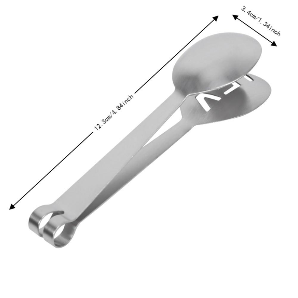 2 PCS Lightweight Tea Bag Squeezer Silver Tea Bag Clip Durable Tea Bag Tongs Loose Tea