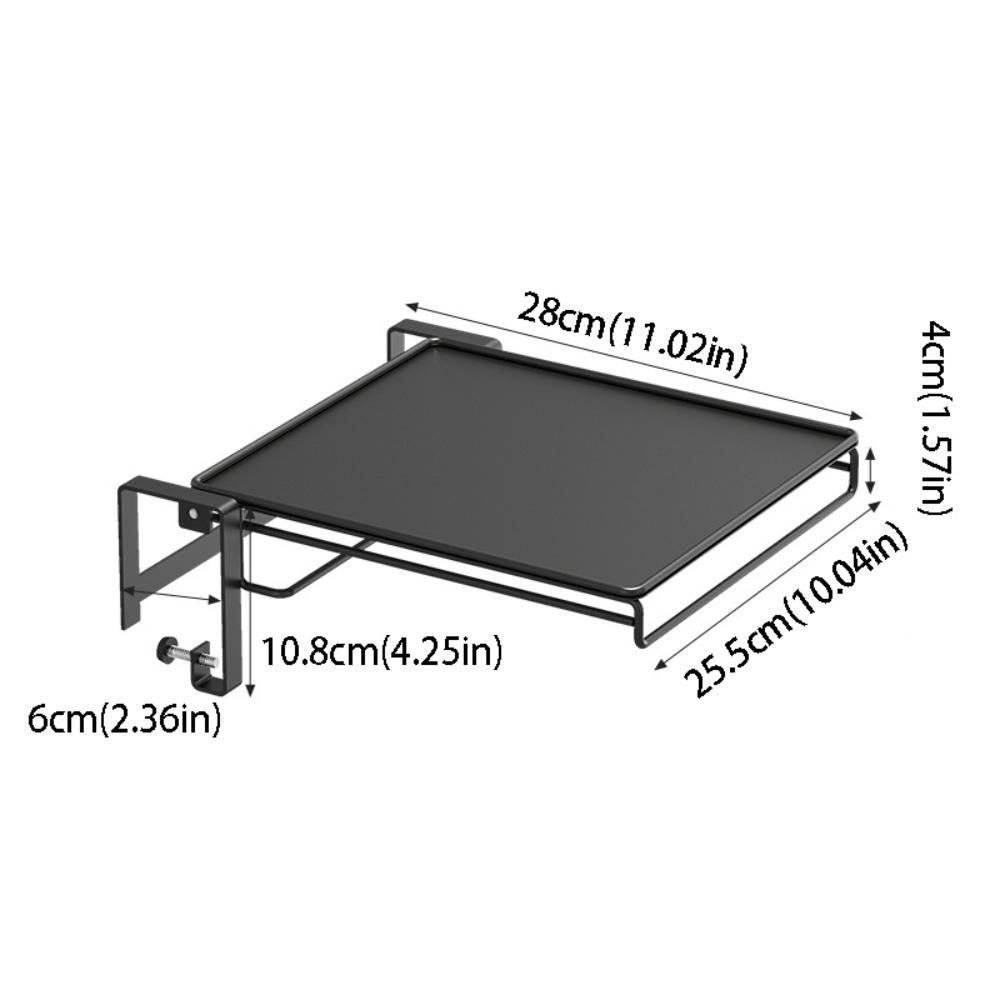 Foldable Design Cabinet Door Storage Rack Countertop Cabinet Kitchen Shelf Cabinet Storage чёрный