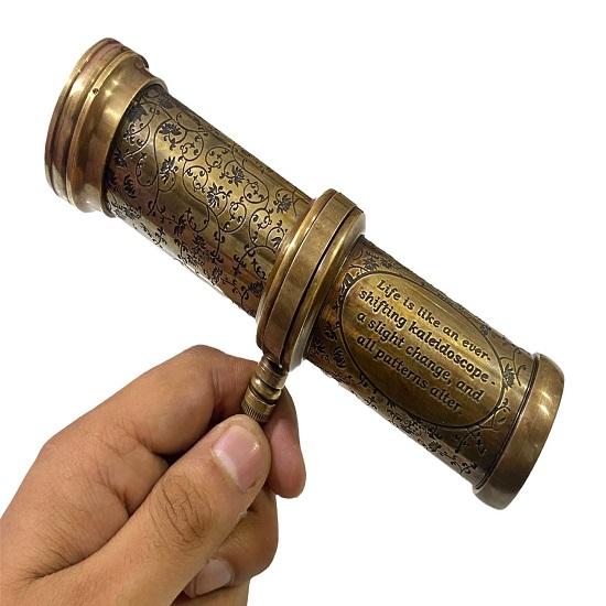 Brass Kaleidoscope, Gift, Birthday Gift, Kids Puzzle Gift,  for Kids, Gift for Grandson