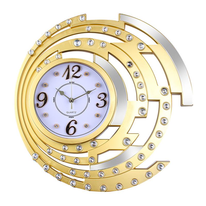 

Ретро Домашнее Украшение Настенные Часы Рамка Цифровой Трехмерный Дизайн Точный Сканирующий Кварцевый Механизм Полые Изысканные Часы 47CM [hollow wall clock] style 3