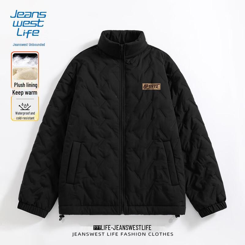 Jeanswest Men's Motorcycle Style Padded Jacket