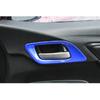 Inner Door Handle Decor Frame Cover For Honda Fit/Jazz 2014-20 Blue Carbon Fiber