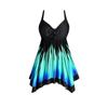 Women's Swimsuit Split Body Swimsuit Ruffle Strap Swimsuit Two Piece Swimsuit