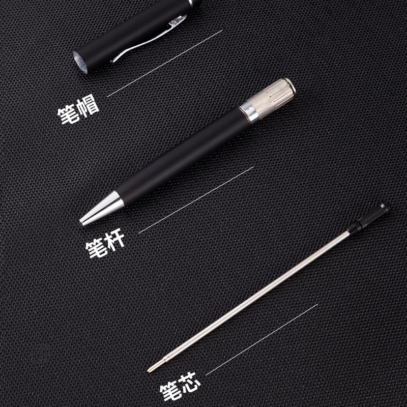 Anpassningsbar metallkulspetspenna: Snygg design för affärer, skrivande och reklam med anpassningsbara logotyper