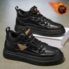Men's shoes winter velvet warm Martin boots men's leather shoes versatile cotton shoes casual short boots shoes