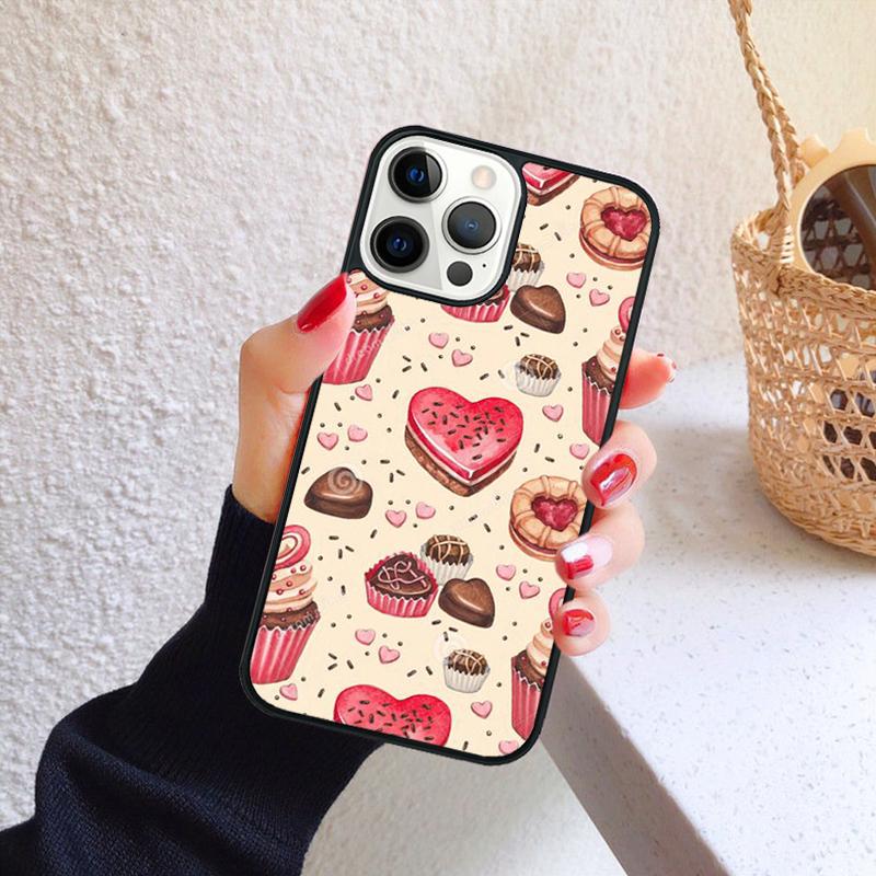 Chocolate Cakes Eclairs Sweet Phone Case for iPhone 17 Air 16 PRO MAX 15 14 PLUS 12 11 13 Back Cover Fundas Coque
