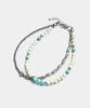 Trip Le Sens Seed Stone And Pearl Bracelet_Turquoise Stone