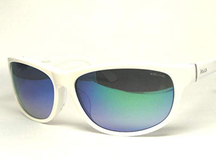 Police Sunglasses for Men, Brand Name SPLC64J 4AOB 60, Mirror Lenses, POLICE 2021 Model, Japan Model, UV Protection, Case Included, Stylish Acetate