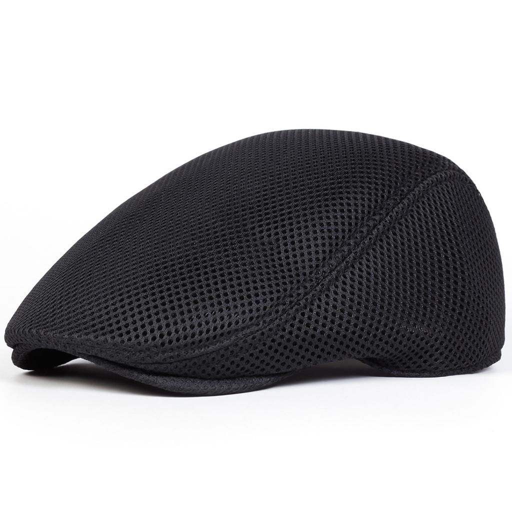 Sommer Atmungsaktive Netz Baskenmütze Herren Modische Lässige Reisehut Outdoor Trucker Hüte Baumwolle Schiebermützen