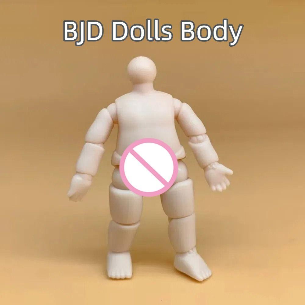 Multiple Joints Muscle Body Doll 6.3 cm Height BJD Doll Body New Figure Dolls for Doll Customized