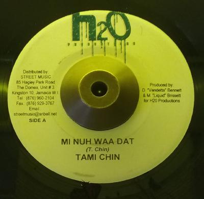 7palcová deska TAMI CHYNN - Mi Nuh Waa Dat NONE H2O Productions Jamajka Reggae, Ska & Dub Použitá