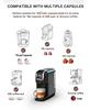 New HiBREW Multiple Capsule Coffee Machine, Hot/Cold Dolce Gusto Milk Nespresso Capsule ESE Pod Ground Coffee Cafeteria 20Bar 5 in 1