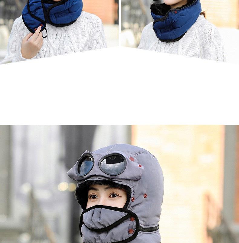 Lei Feng Winter Hat: Thick, Warm, Windproof & Coldproof for Outdoor Riding