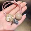 Korean Elegant Hair Rope Bracelet Scrunchie Women Elastic Hair Rubber Bands Accessories For Girls Tie Hair Ring Headdress Holder