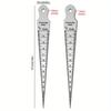 Taper Gage 1/32-5/8 Inch 1-15mm Stainless Gap Hole Taper Welding Gauge Test Ulnar Inch & Metric