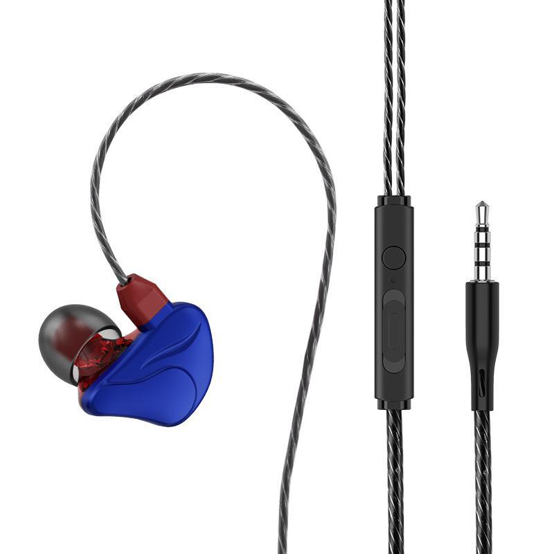 

Спортивні навушники-завушники з високими басами з мікрофоном та функцією внутрішньоканального караоке Bag синій