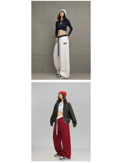 Women's Multicolor Lace-up Hip Hop Street Dance Pants - Spring/Autumn Jazz Dance Casual Wear