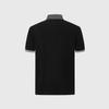 Classic and Versatile Men's Short Sleeved Polo Shirt for Spring and Summer, Featuring Fashionable Contrasting Colors with Letter Logos