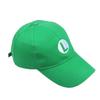 Chic Super Luigi Mario Bros Cosplay Adult Size Hat Cap Baseball Hats Costume
