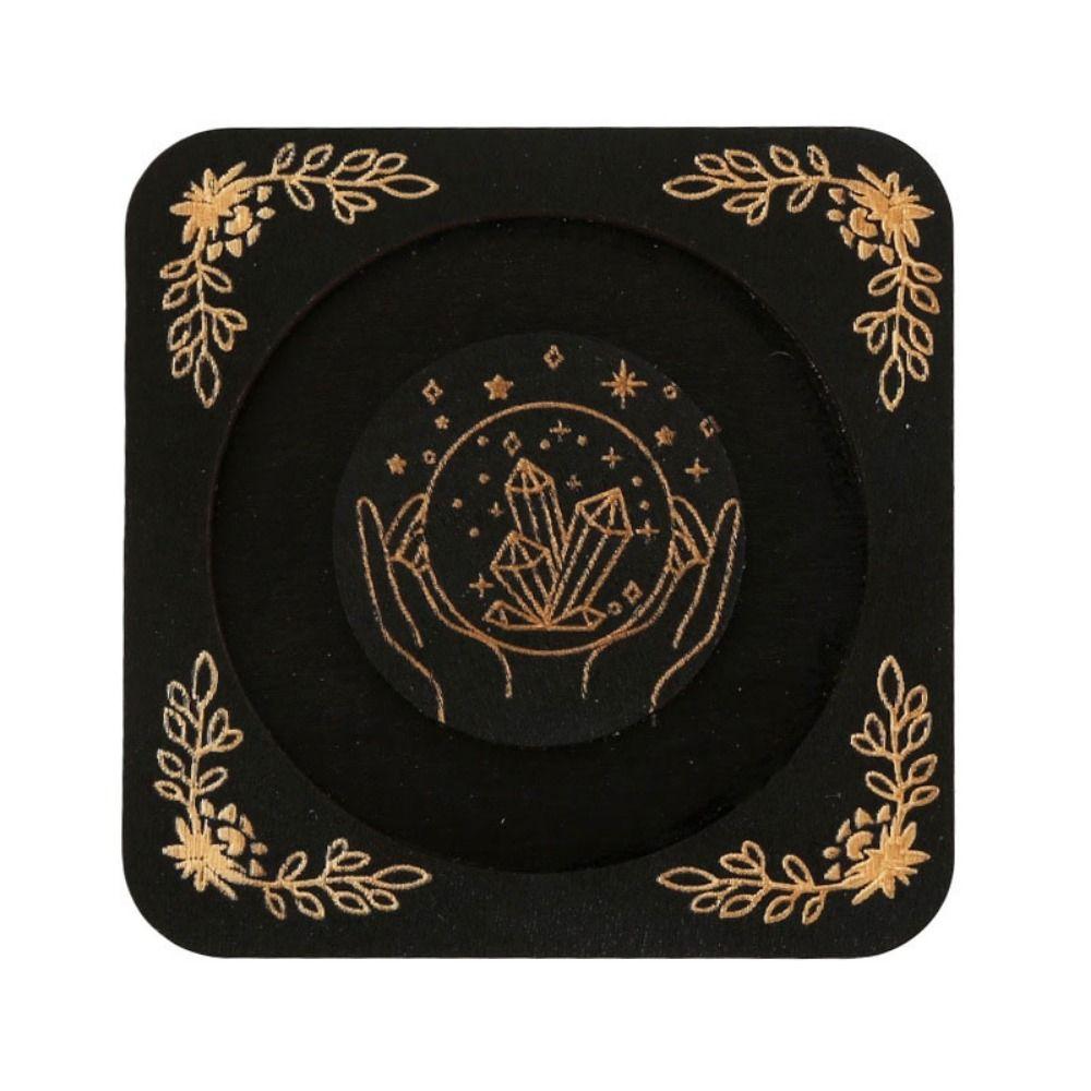 

Reusable Crystal Stone Base Wooden Wooden Bracelet Tray DIY Jewelry Display Base Unisex style 3