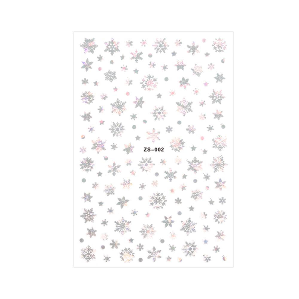 

1 шт. наклейки для ногтей на Рождество самоклеящиеся наклейки для ногтей переноса воды DIY дизайн ногтей маникюр ZS-002 разноцветный