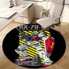 Personalized Gundam Round Chair Office Rug - Perfect for Mat, Office Chair & More - Ideal Gift for Birthdays and Holidays