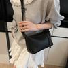 New small bag women's 2025 summer new lychee pattern shoulder bag commuter women's bag versatile fashion messenger bag