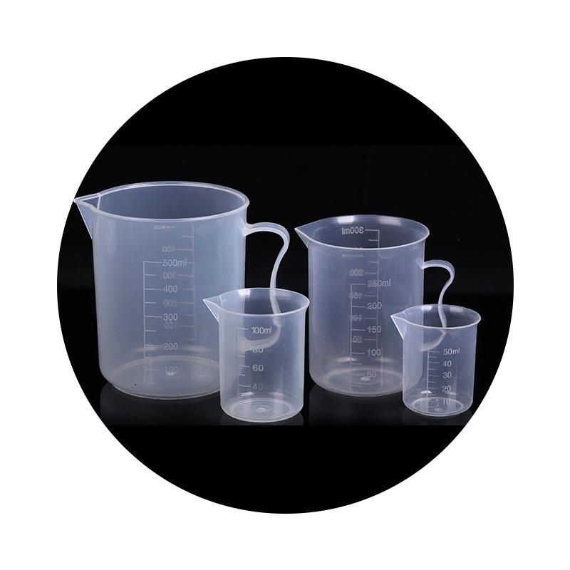 Plastic Graduated Measuring Cup for Laboratory Use 50ml (No Handle)