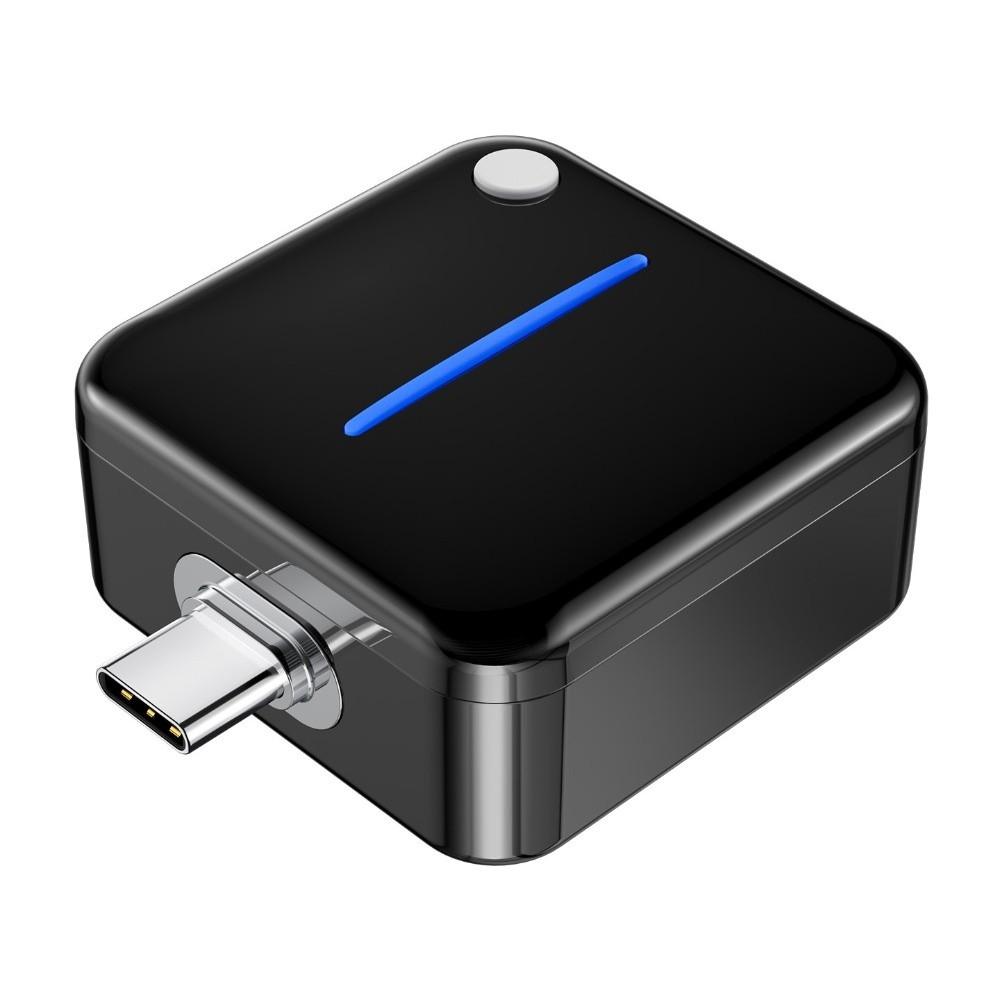 Type-C Auto Cut Off Charging Adapter Color Indicator Light Auto-Eject Charging Adapter Office Use