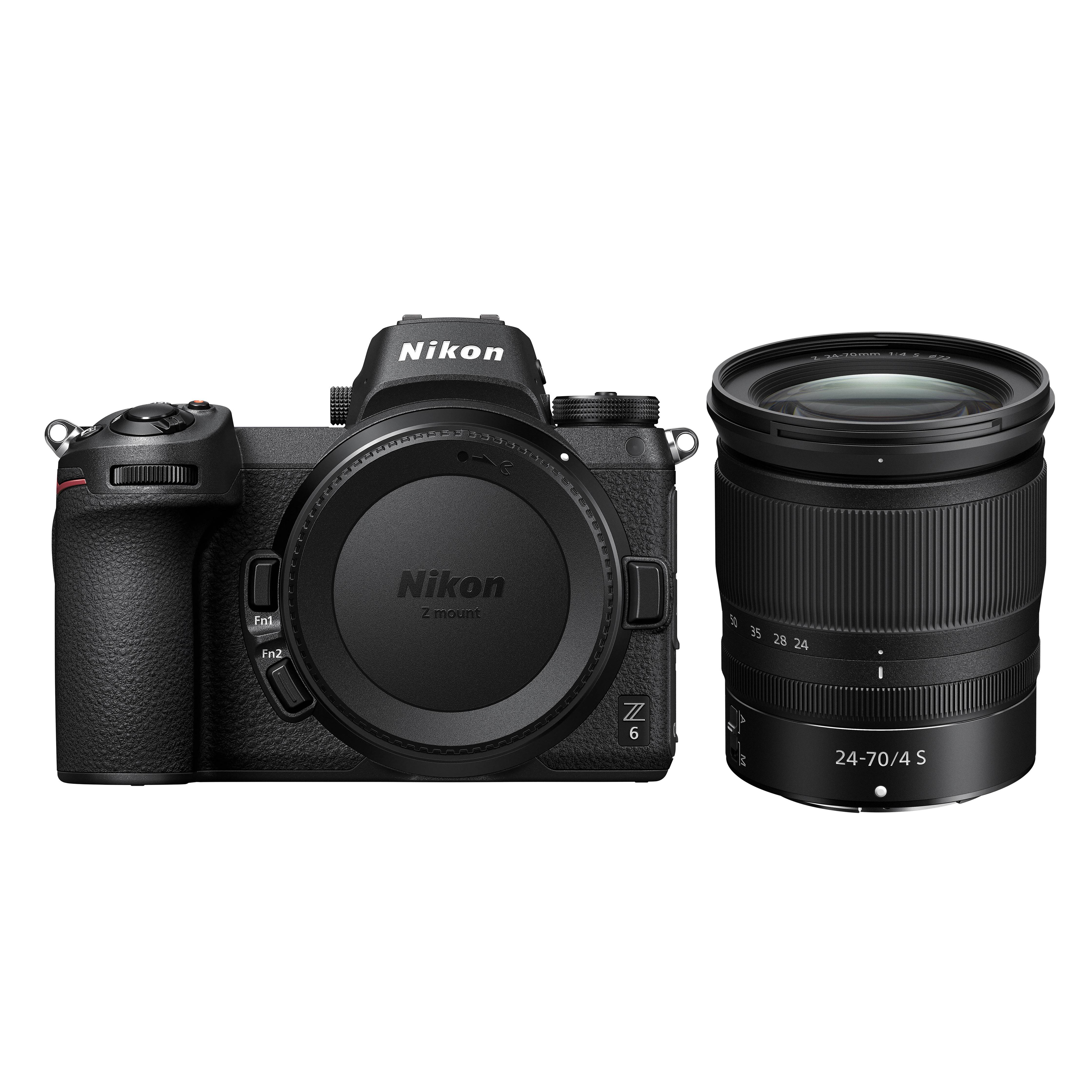 

Nikon Z6 Mirrorless Camera + Z 24-70mm f/4 S Lens чорний