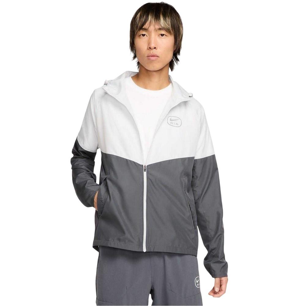 Nike Mens Air Run Colour Block Hooded Jacket
