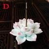 Home Decoration Creative Gifts Lotus Incense Stick Ceramic Sandalwood Stove Home Teahouse Office Decor Aromatherapy Stove